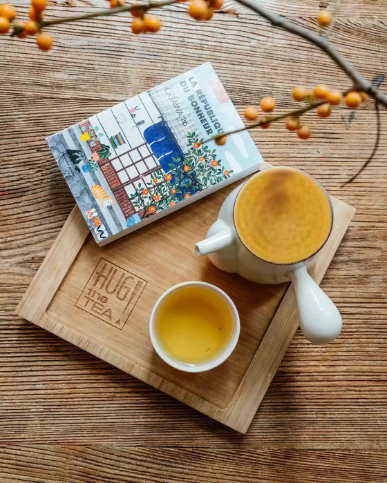 Kyusu Weiß/Braun von HUG THE TEA