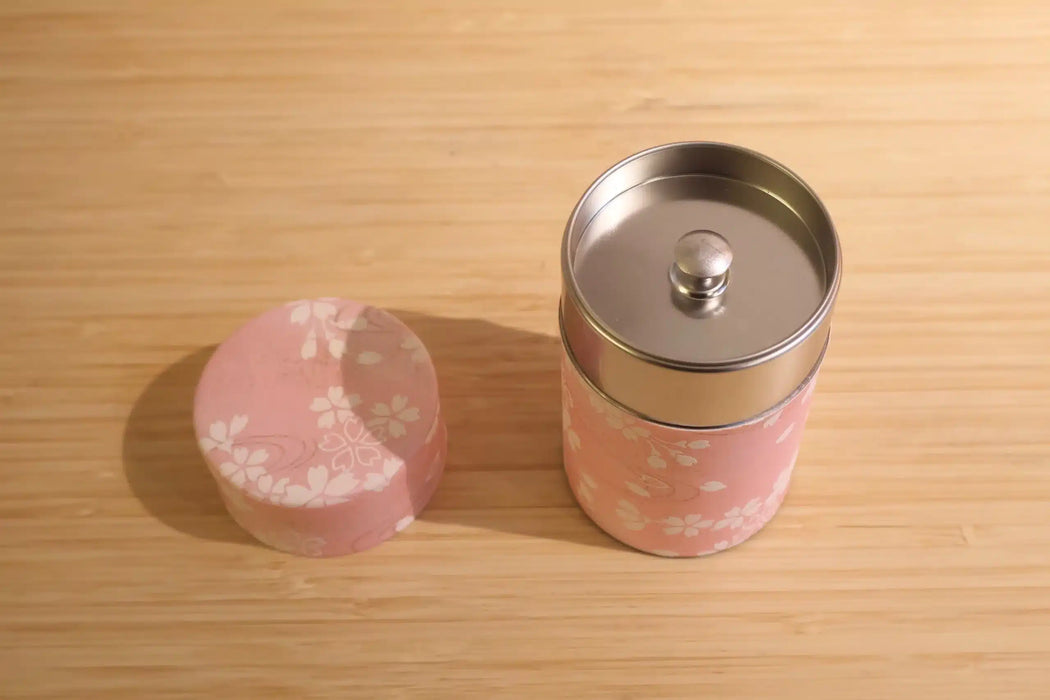 Tea caddy - Sakura blossom - Pink